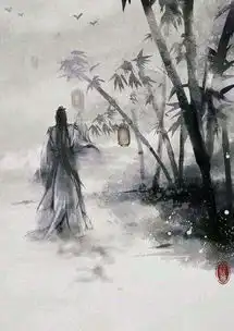 求一张二次元古风竹林图片