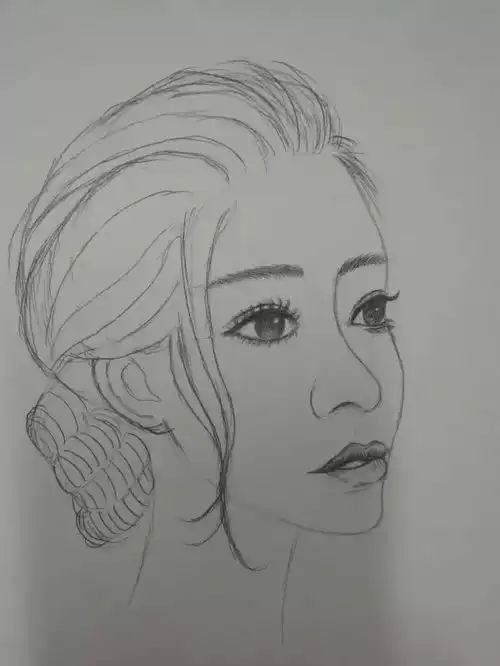 超详细素描教程,教你画一个手绘美女,你学会了吗