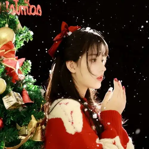 圣诞之热门超美女生头像圣诞特别篇