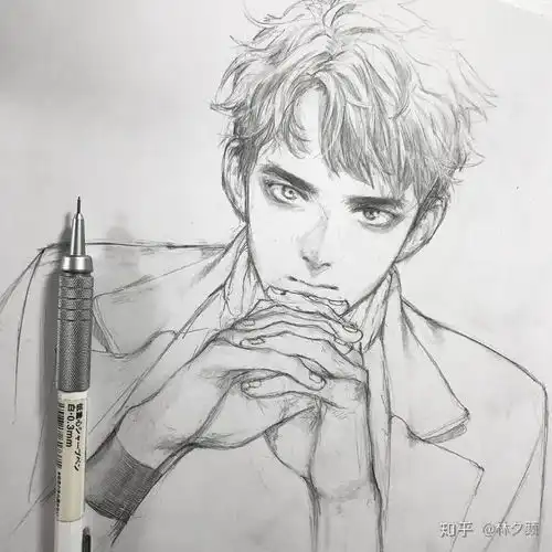 会画画的人,能用一支铅笔撩到万千少女