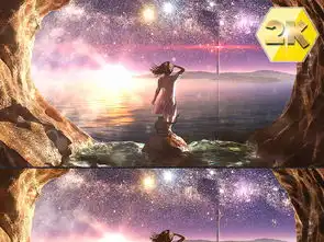 梦幻海洋炫彩星空粒子太阳光芒小女孩视频模板素材高清mp4格式下载视频233.21mbled视频背景视频大全