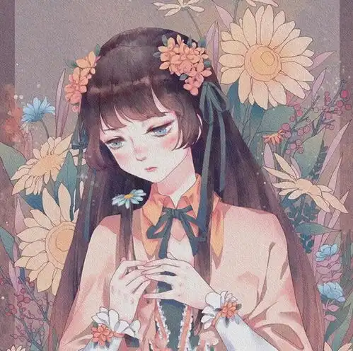 女生动漫头像,我的幸福,营养不良