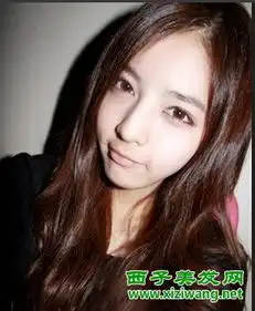女生韩国中分发型造型甜美有气质
