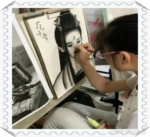 13岁女生画画,这小骨是真的逼真的很啊,你喜欢就是这幅画吗