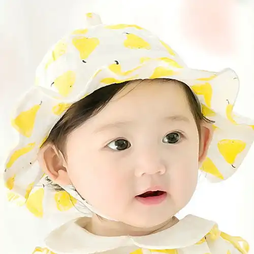 婴儿帽子夏季男女孩新生儿童宝宝0到3个月12凉遮阳防晒太阳帽薄款