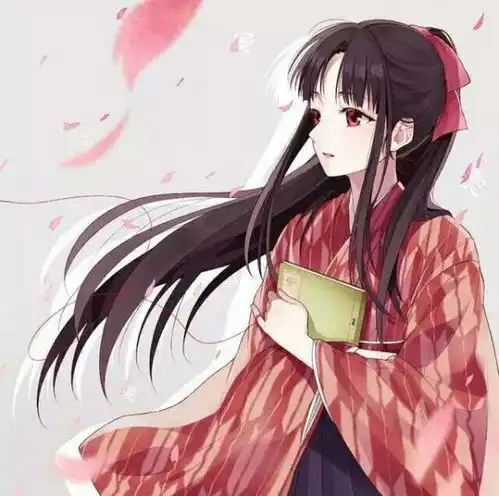 跪求红衣古风女子束发漫画头像,要霸气的那种,谢谢