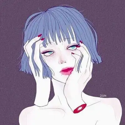 优质卡通女生头像长的绝对的标志小美女