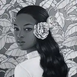 sarahjoncas超现实主义女性肖像插画