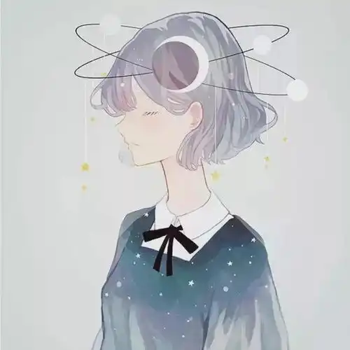 动漫头像听海哭的声音