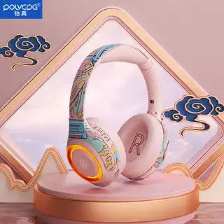 巫枯荣古典与流行音乐手工制作可折叠头戴式有线蓝牙通用耳机