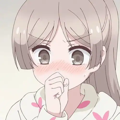 动漫女生头像不可言喻的欢喜
