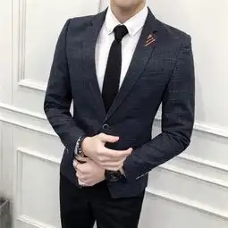 2018春季爆款男士韩版休闲小西装男修身西服单西外套男装509p120