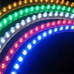 饰用品led长城灯条底盘灯眉眼灯泪眼灯彩灯led灯眉汽车装通用改装