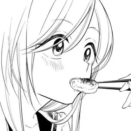 黑白漫画女头日系黑白动漫女生头像