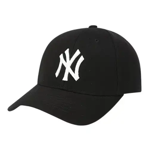 原价269现价242mlb帽子男女通用情侣棒球帽ny洋基队运动鸭舌帽刺绣帽子礼盒装黑色白标ny可调节帽围55cm59cm