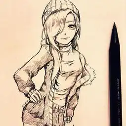 普通自动铅笔能画素描吗看看这些手绘的漂亮小姐姐你就知道了