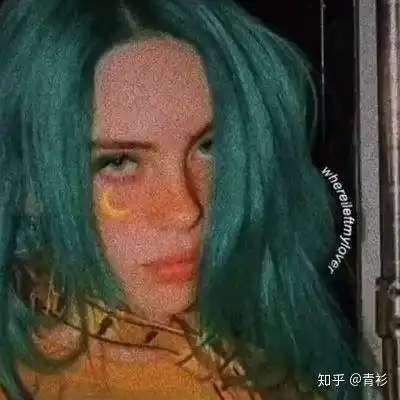 有哪些彩色头发的欧美女头