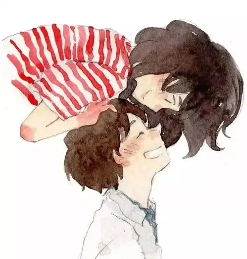 插画师笔下情侣间的日常,连空气都是甜的