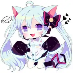 跪求初音q版猫耳图片