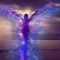 梦幻星空图片唯美女孩梦幻星空下的女孩高清图片