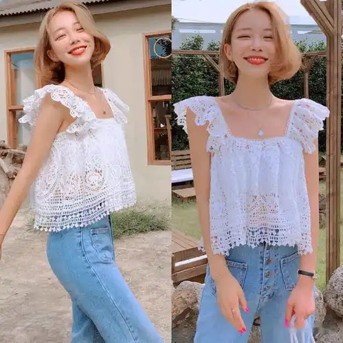 牛仔裤简约穿搭,优雅的同时多了几分小女人韵味