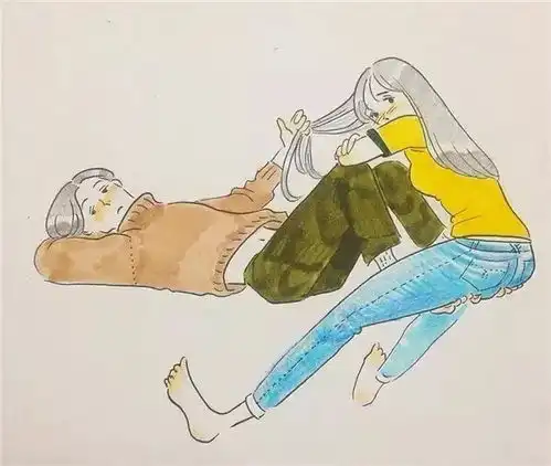 唯美又脸红心跳的情色小插画,看的我好想谈恋爱....