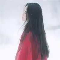 女生头像唯美长发侧面侧身长发美女头像