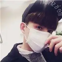 什么男生头像好撩妹戴口罩的男生头像侧面秒杀全场