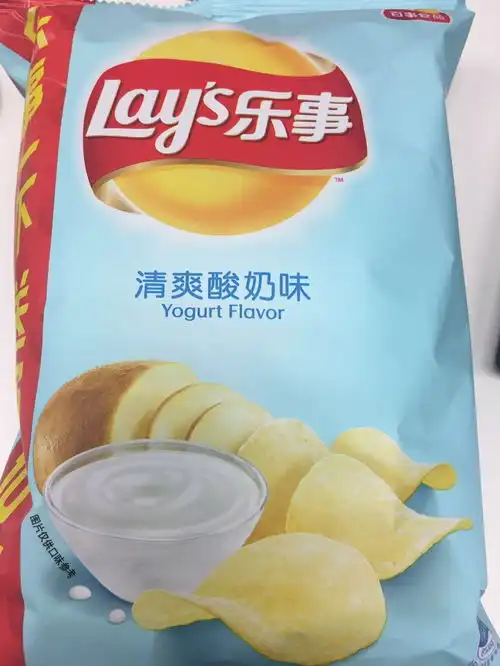 乐事薯片新口味樱花抹茶酸奶