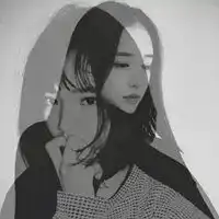 黑白女头像高冷韩范微信头像图片大全