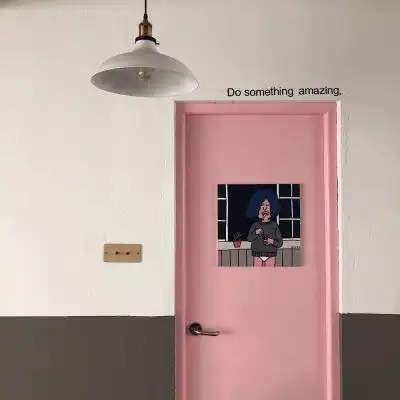 白卿ing风粉色系治愈少女心风景静物头像