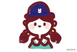冬日的少女头像简笔画