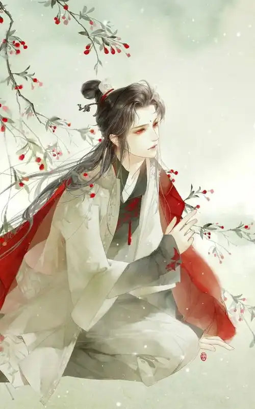 古风美男插画美图目之所及,满目欢喜
