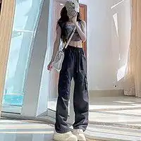 在水蓉女士休闲裤在水蓉女士工装休闲裤脏粉色均码建议80140斤多少钱