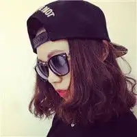 女生头像黑白的倒戴帽子的不要字有多少要多少