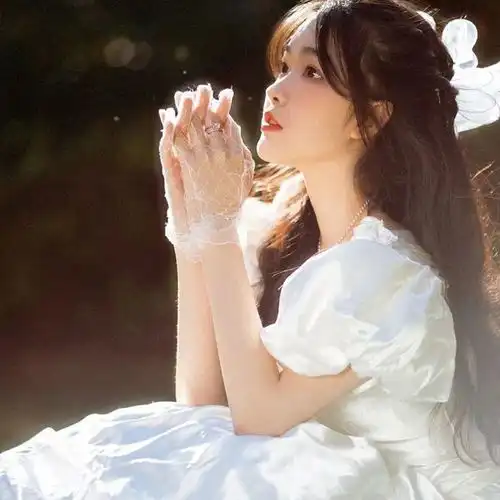 头像美到炸的婚纱女头