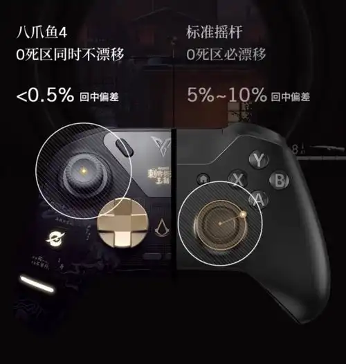 飞智x育碧强强联手,发布重磅联名新品八爪鱼4力反馈精英手柄刺客信条王朝联名款