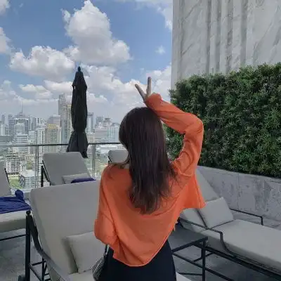 微信女头像唯美高清背影图片,更喜欢你的侧颜