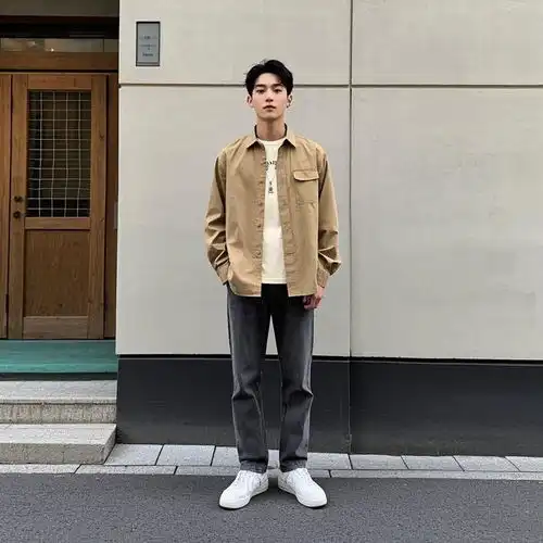 3套男生衬衫t恤搭配,简约帅气,尽显阳光少年感