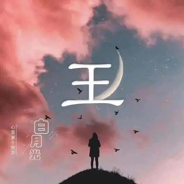 感伤类姓氏头像白月光,心里某个地方