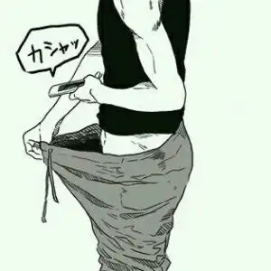 动漫黑白男生头像