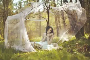 唯美自然清新脱俗的森女系人像