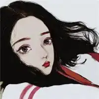 手绘插图头像女生霸气冷艳微信头像图片大全