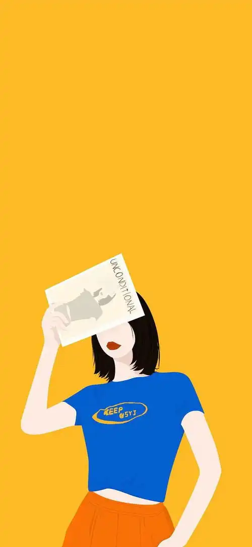 手绘清新女生壁纸