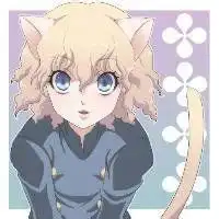 可爱清新猫女头像卡通微信头像图片大全