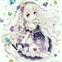 可爱女生的动漫图片很多装饰的那种裙子很漂亮