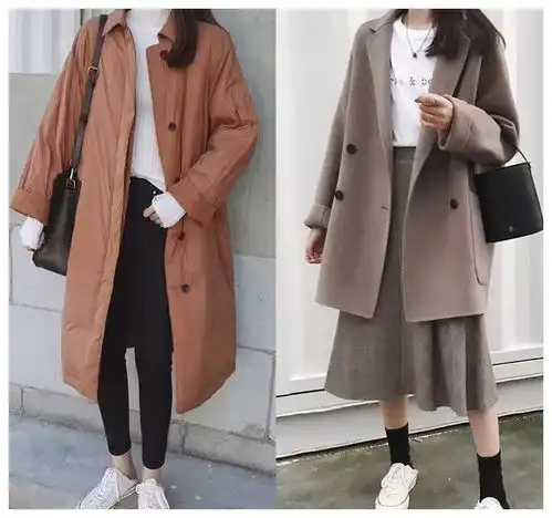 成熟女人大衣最好少穿黑色,选择温柔色彩,演绎优雅高级感