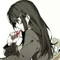 可爱温馨的动漫女生头像别离开我
