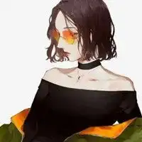 漫画微信头像女人气质淡雅女生
