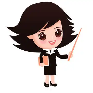 卡通女讲师